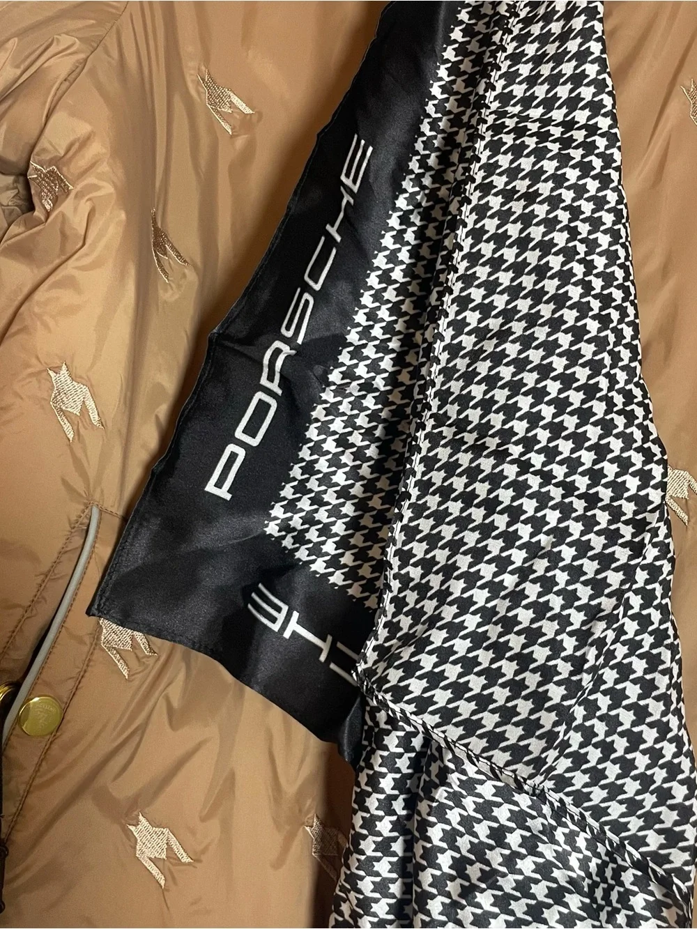 Porsche Heritage Women’s Reversible Jacket Brown Grey Size M